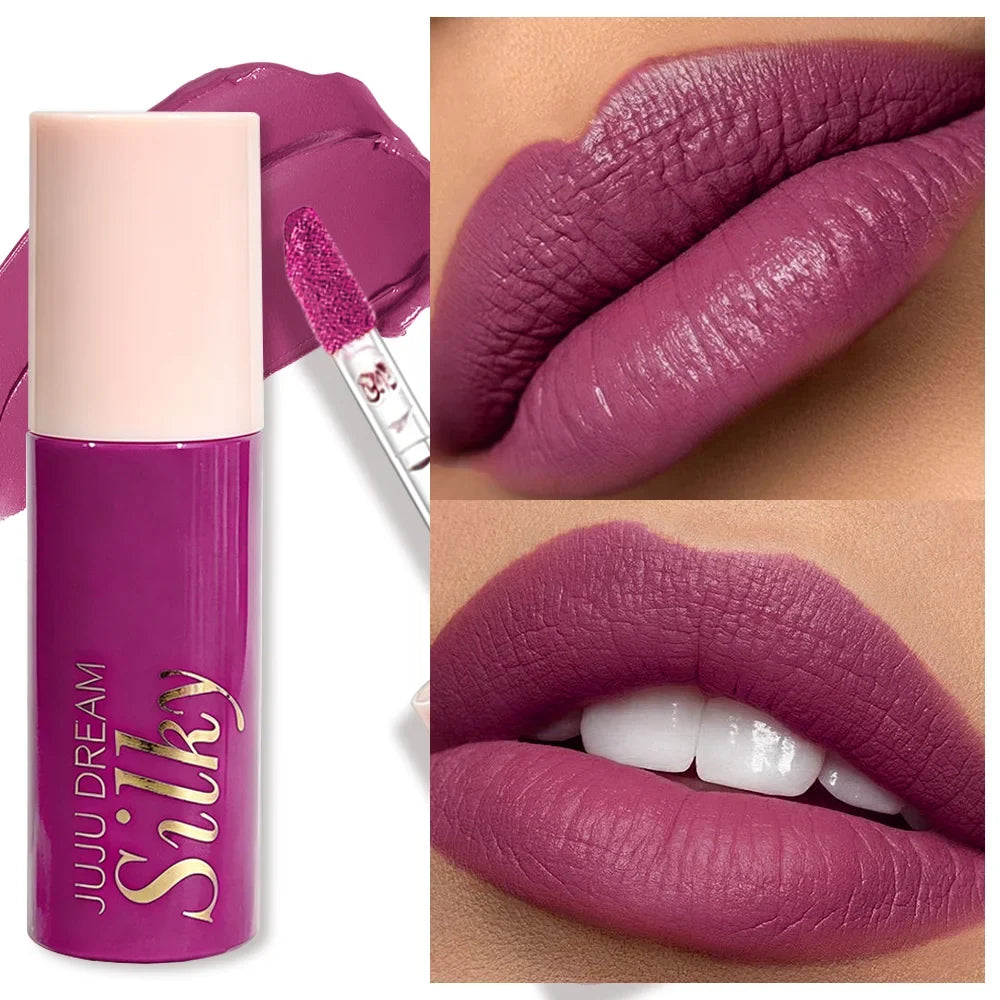 Soft Matte Lipstick Pink Nude – Waterproof Long-Lasting Matte Lipstick Qme
