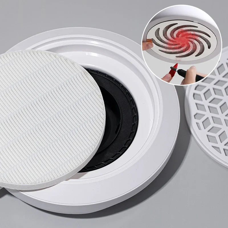 Nail Dust Collector Replacement Filter | Manicure Screen Nail Vacuum Filter Qme