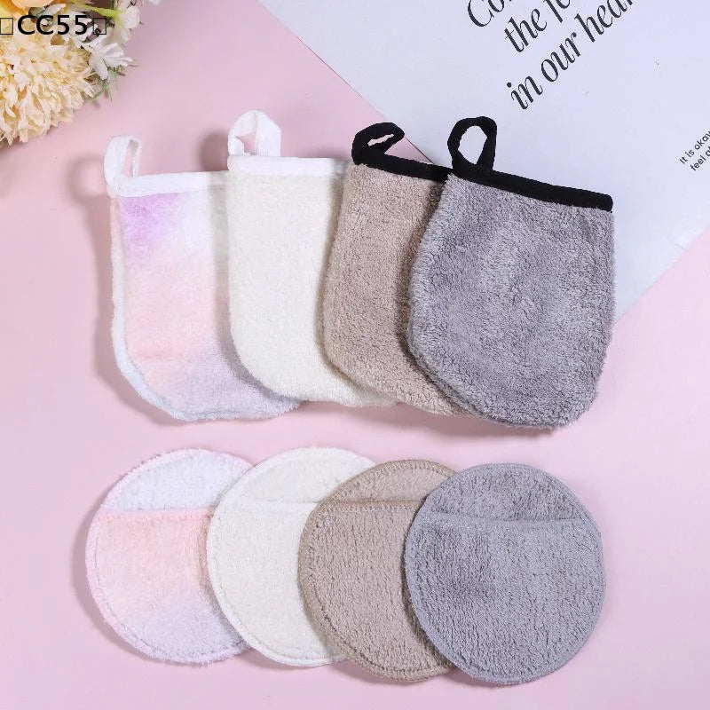 Reusable Microfiber Makeup Remover Cleansing Gloves Cleansing Gloves Qst