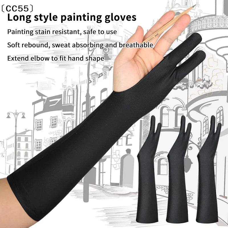 2-Finger Artist Drawing Glove for Tablet & Touch Screen – 1 or 2Pk Artist Drawing Glove Qst