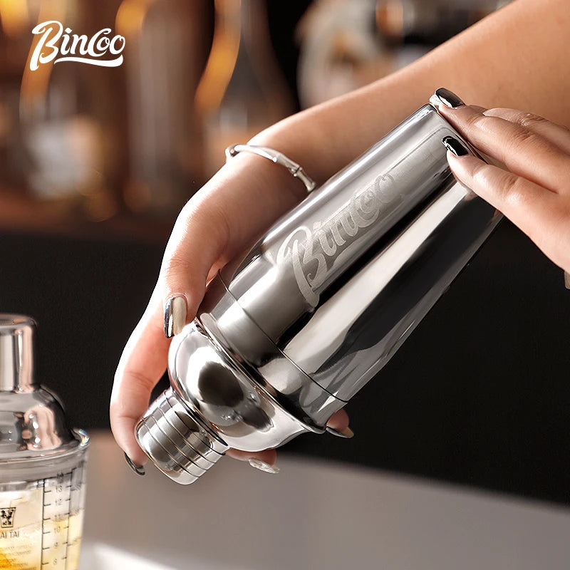 5-Piece Cocktail Shaker Set – Stainless Steel Bartender Kit Cocktail Shaker Set Qst