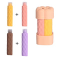 Silicone Travel Dispenser Bottle – Leak Proof & Portable 60ml Travel Dispenser Bottle Qme light pink tones 4x60ml