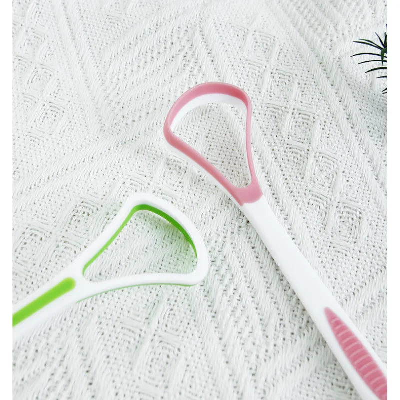 Silicone Tongue Scraper Oral Care Cleaner – 1/5/10 Pack Tongue Scraper Qme
