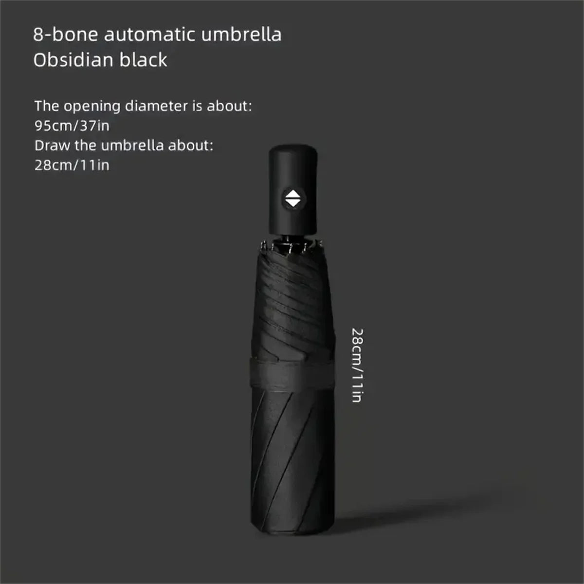 UV Protection Folding Umbrella – Sun & Rain Compact Women's Folding UV Umbrella Qst black 8K Iron