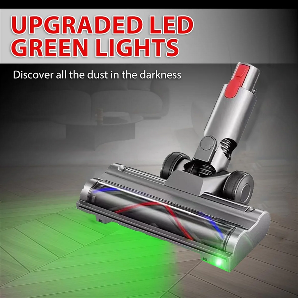 MiLESEEY Brush Head for Dyson V7 V8 V10 V11 V15 – LED Detection Vacuum Brush Head Qst
