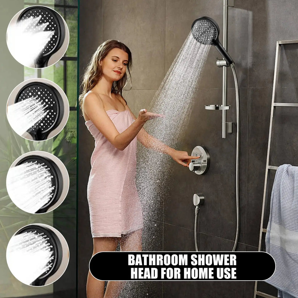 7-Mode Handheld Shower Head – Rust-Proof High Pressure Handheld Shower Head Qme