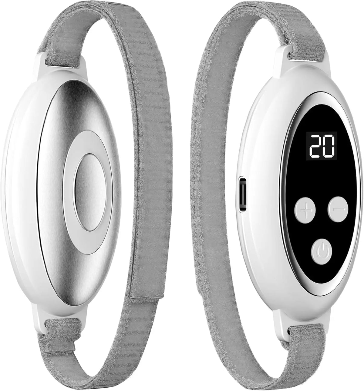 VIMYSHOW Microcurrent Sleep Massager – 20 Levels, USB-C Handheld Sleep Massager Qst WHITE