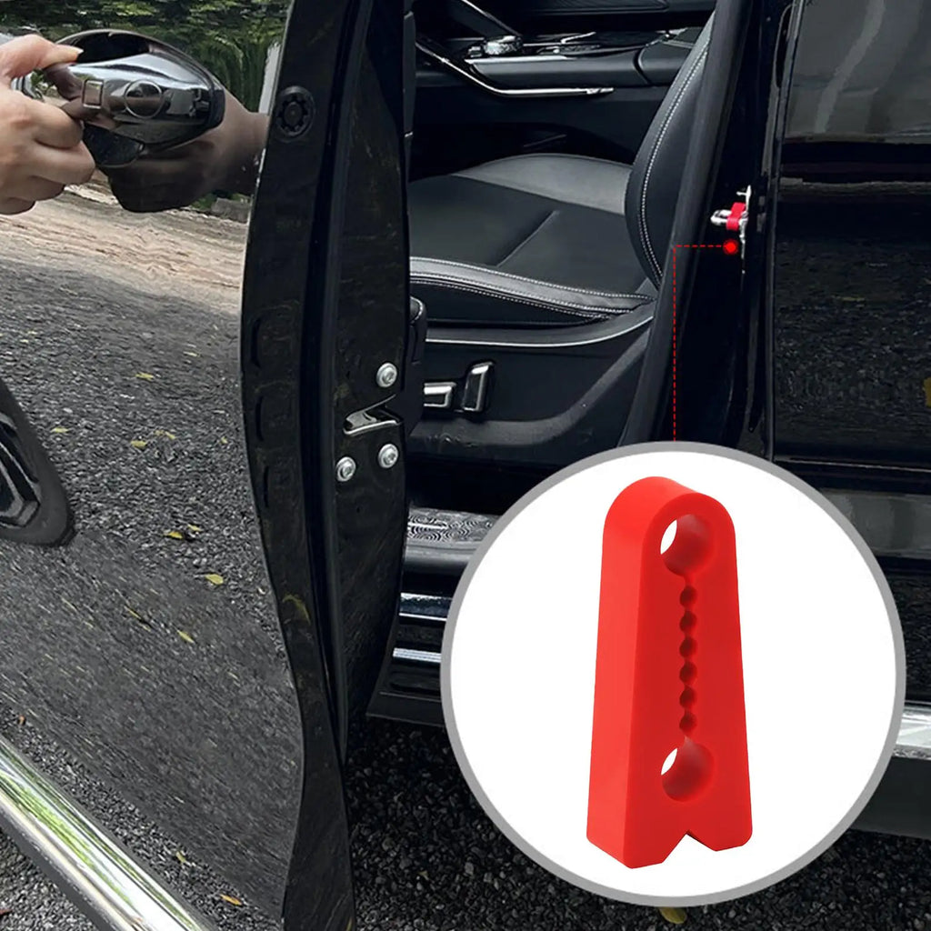 Car Door Silicone Latch Cover – 4-Pc Noise Dampening Set Car Door Latch Cover Qme