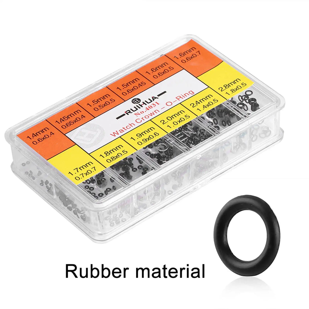 Watch Crown O-Ring Rubber Washer Kit – Waterproof Repair Watch Repair Kit Qme