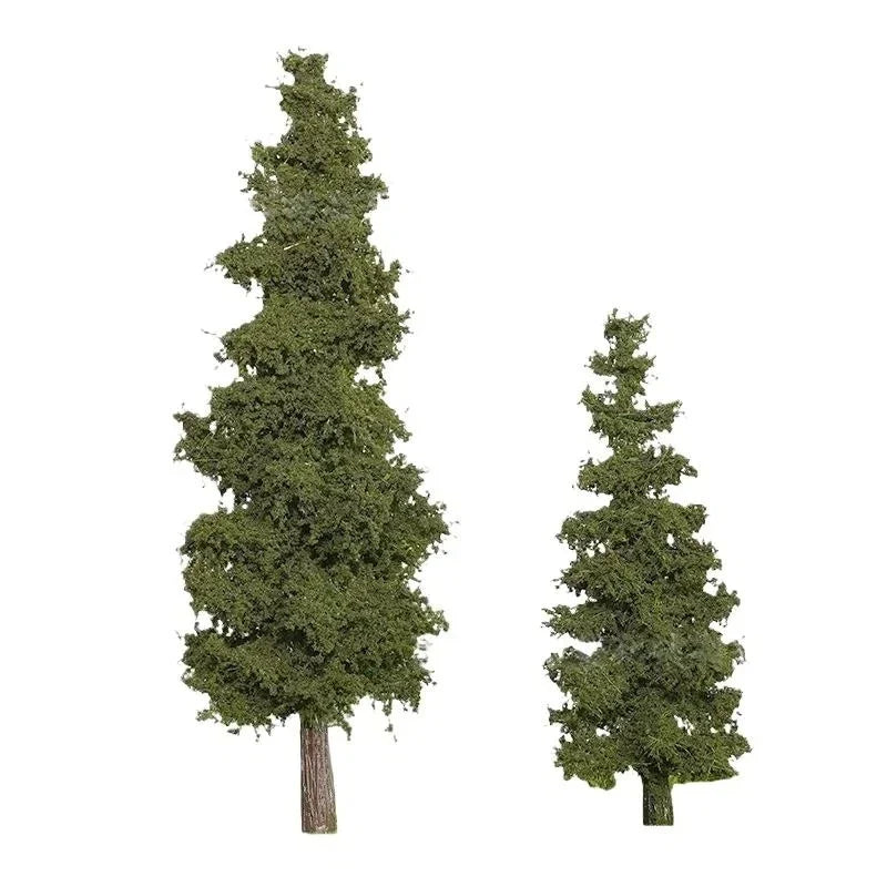 14 Miniature Pine Tree Models – Diorama & Train Layout Decor Miniature Model Trees Qme