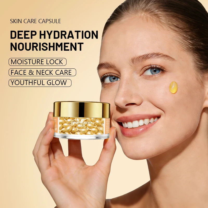 YOUNGCOME Vitamin E Serum Capsules – 30pc Face & Neck Face Serum Capsules Qst