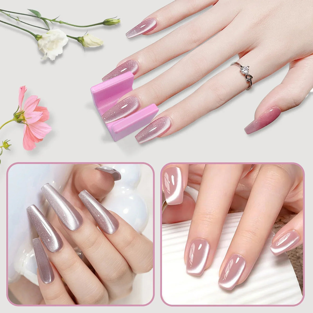 Cat Eye Magnet Stick 5D Velvet Gel Nail Art Tool | Qme Nail Art Magnet Tool Qme
