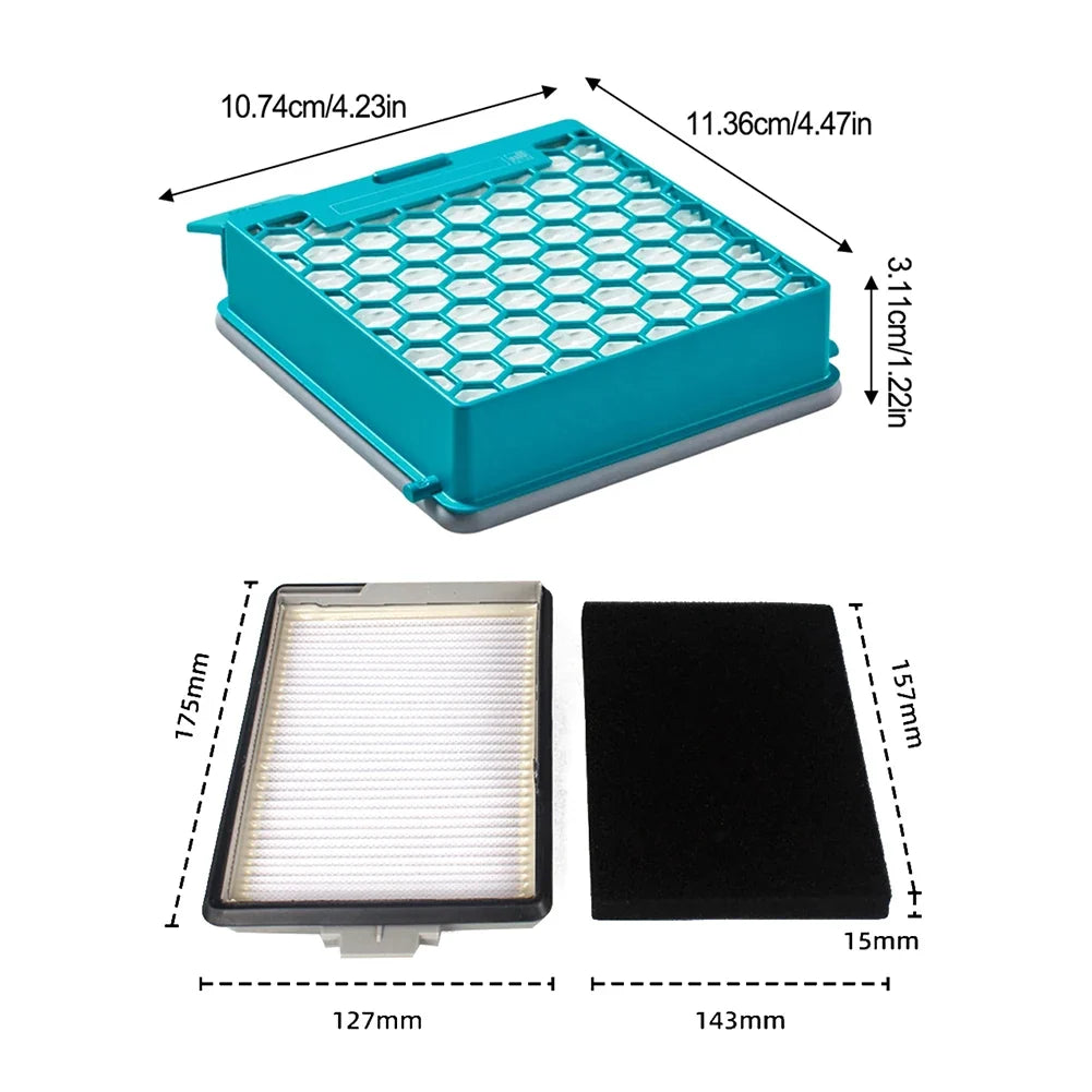 Miele Boost CX1 Fine Dust Filter Replacement – Part 11639240 Vacuum Filter Qme