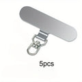 360° Rotatable Phone Lanyard Connector – Stainless Steel Phone Lanyard Connector Qme Silvery 5pcs