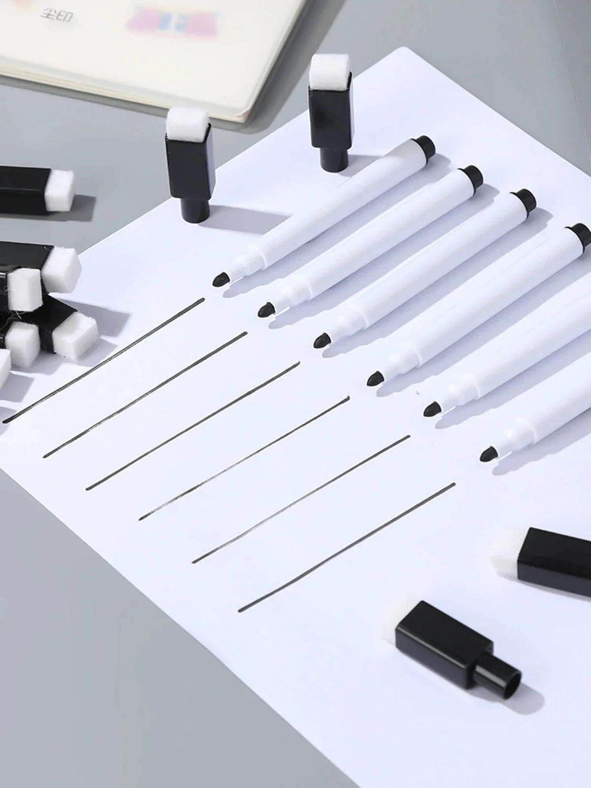 Magnetic Dry Erase Markers with Eraser Cap – 5 Pack Whiteboard Dry Erase Markers Qme