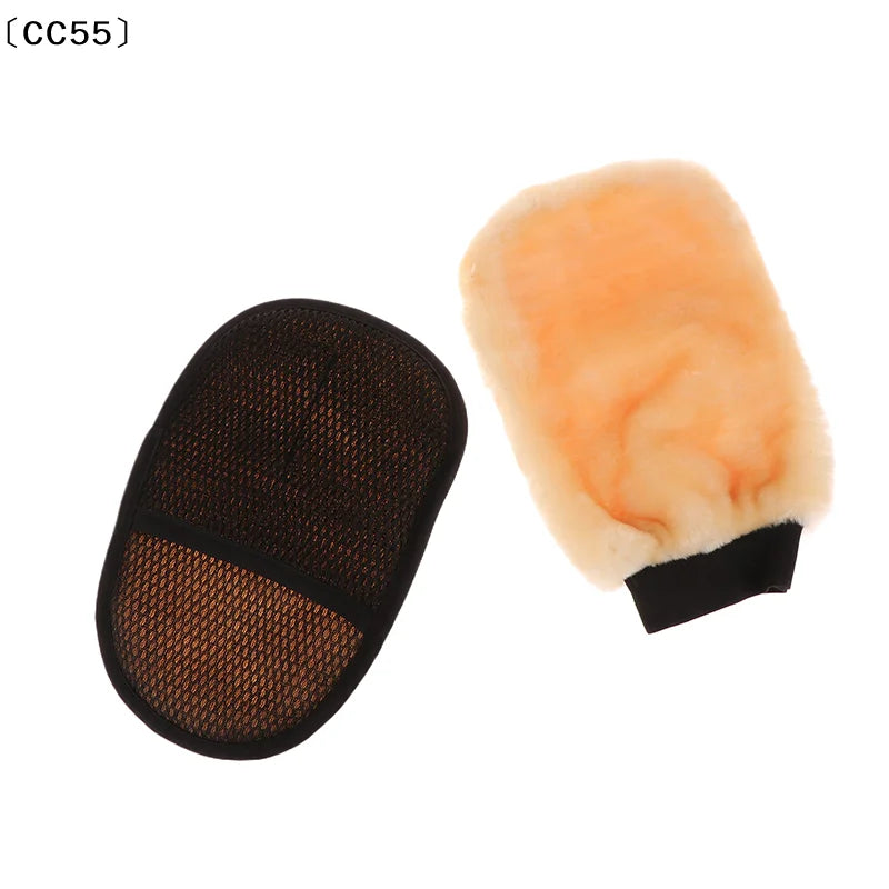 Microfiber Car Wash Mitt – Soft Wool Polishing Glove Car Wash Mitt Qst