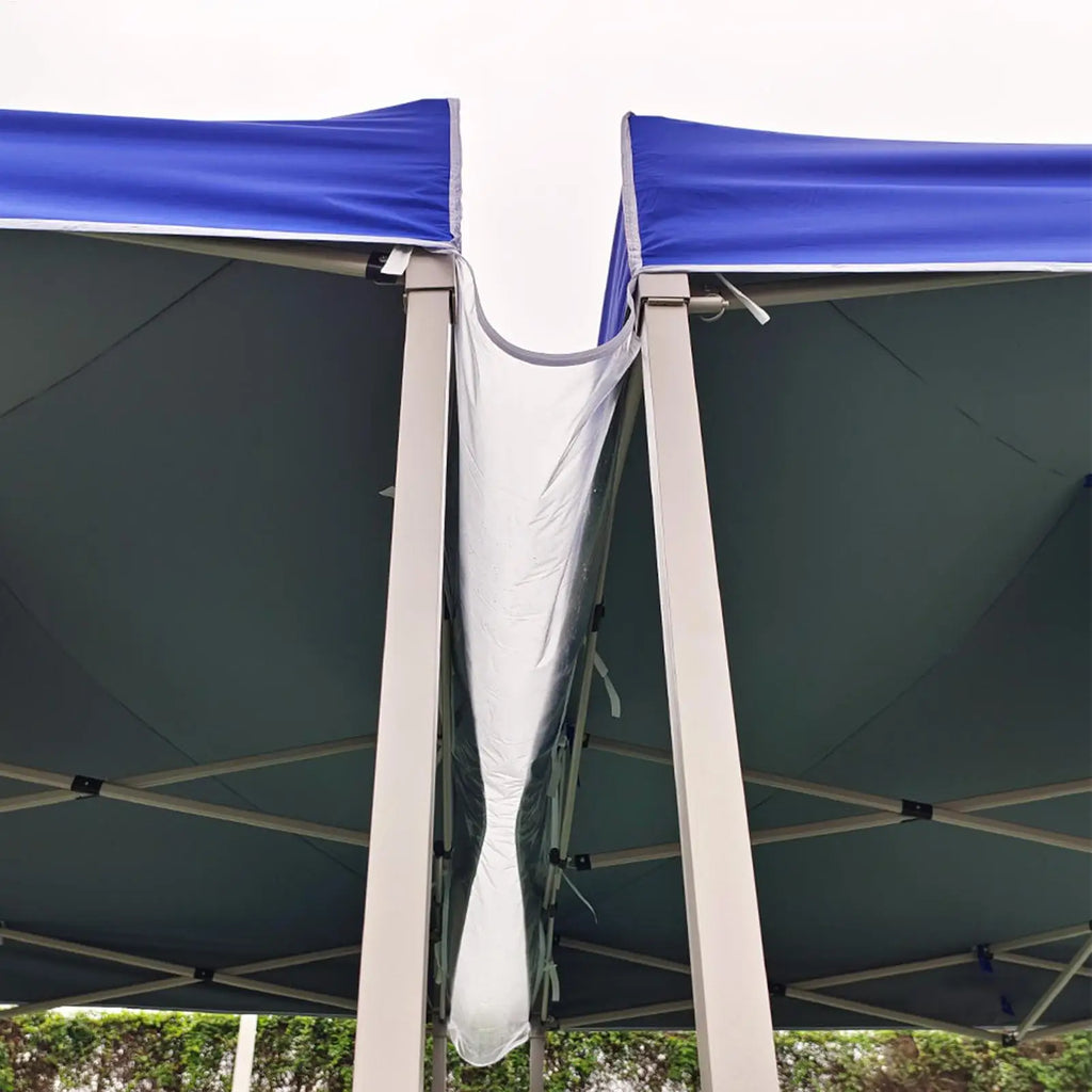 Transparent PVC Rain Gutter for Canopy Tent – Easy Install Canopy Tent Accessory Qst