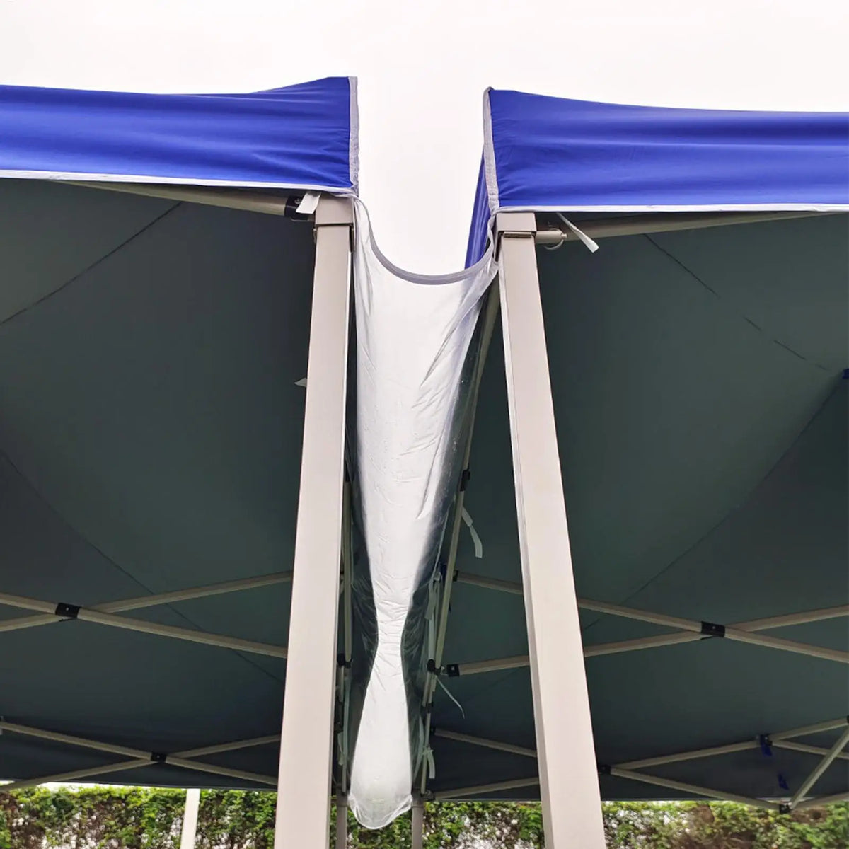 Transparent PVC Rain Gutter for Canopy Tent – Easy Install Canopy Tent Accessory Qst