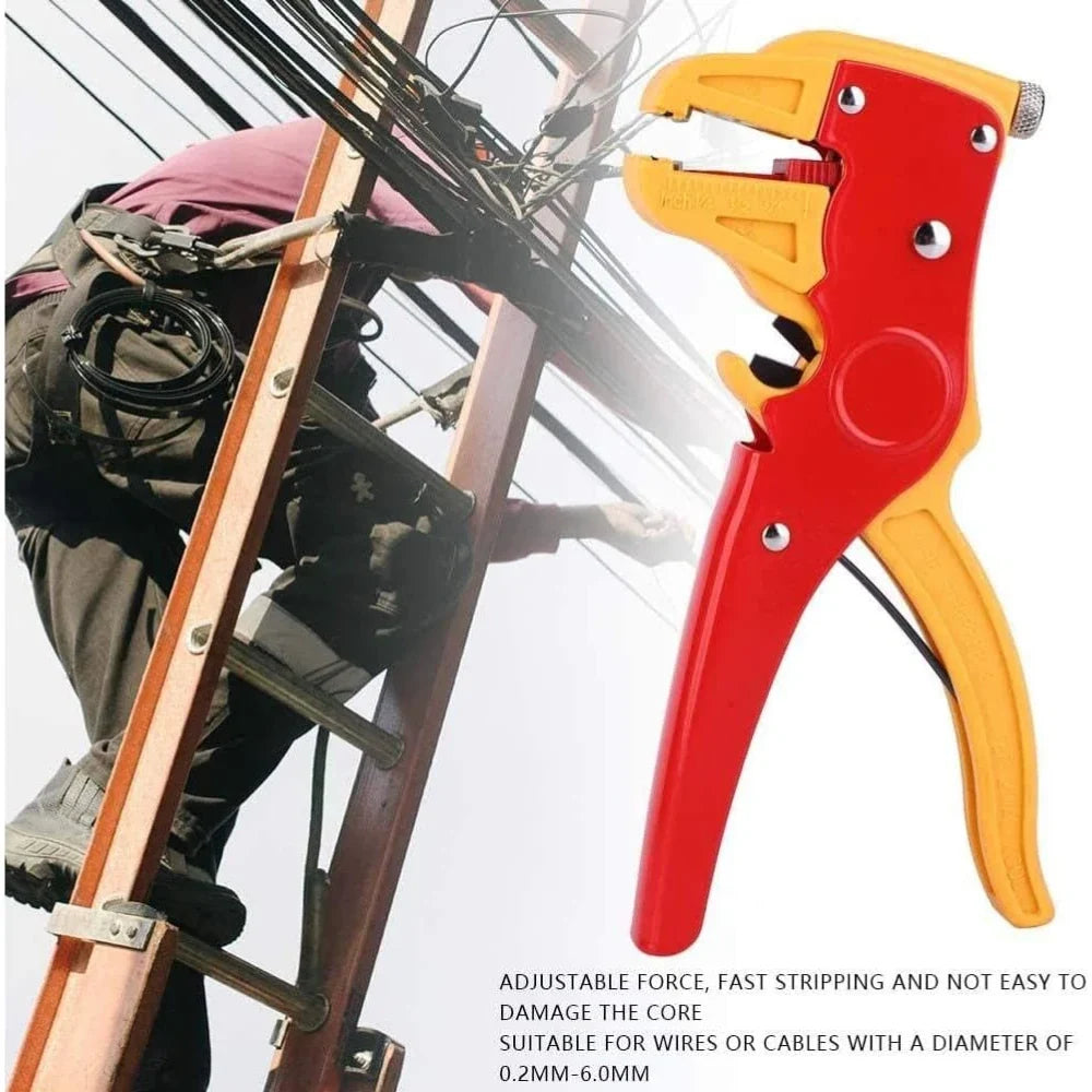 Self-Adjusting Automatic Wire Stripper & Cutter Tool Wire Stripper Tool Qme