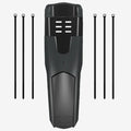 Mountain Bike Mudguard Set – Universal Front & Rear Fenders Bike Mudguard Set Qme black