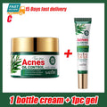 PWYUMAN Tea Tree Face Gel & Cream Set – Oil Control Skincare Facial Skincare Set Qst AB-set