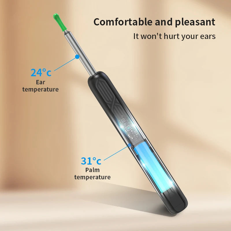 Wireless Visual Ear Cleaner – 1080P HD Camera WiFi Earpick Visual Ear Cleaner Qst