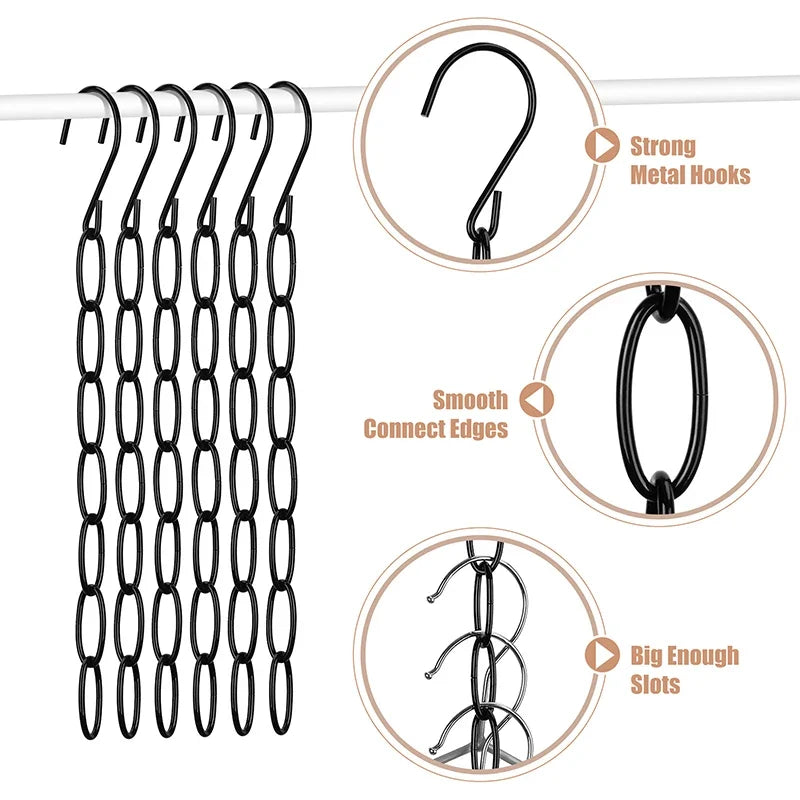 Stainless Steel Clothes Hanger Organizer | Space-Saving Rack Clothes Hanger Organizer Qme