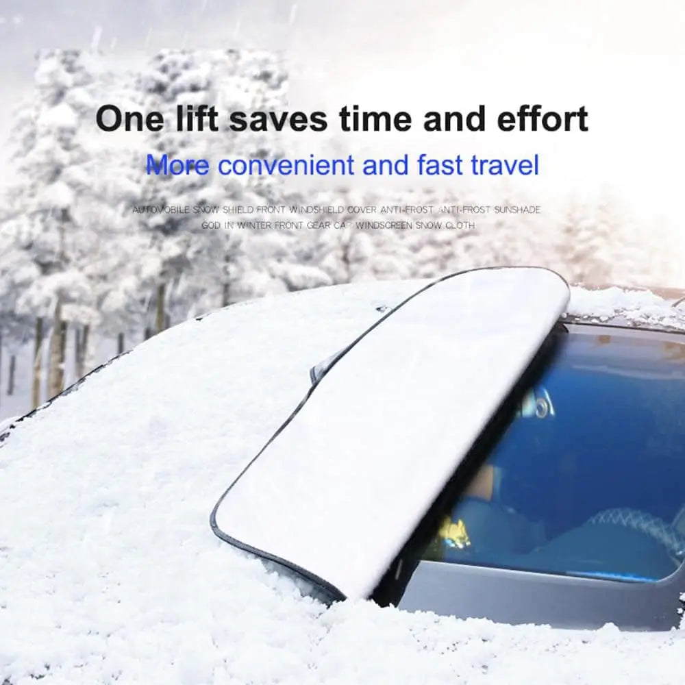 Foldable Car Windshield Sunshade with Storage Pouch | UV Blocker Car Windshield Sunshade Qme