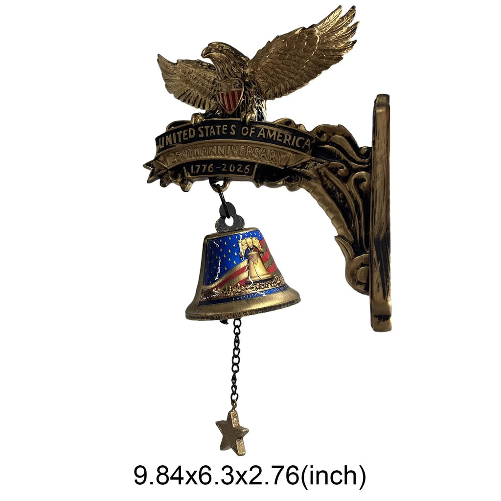 Eagle 250th Anniversary Commemorative Doorbell 1776–2026 Decorative Wall Bell Qme