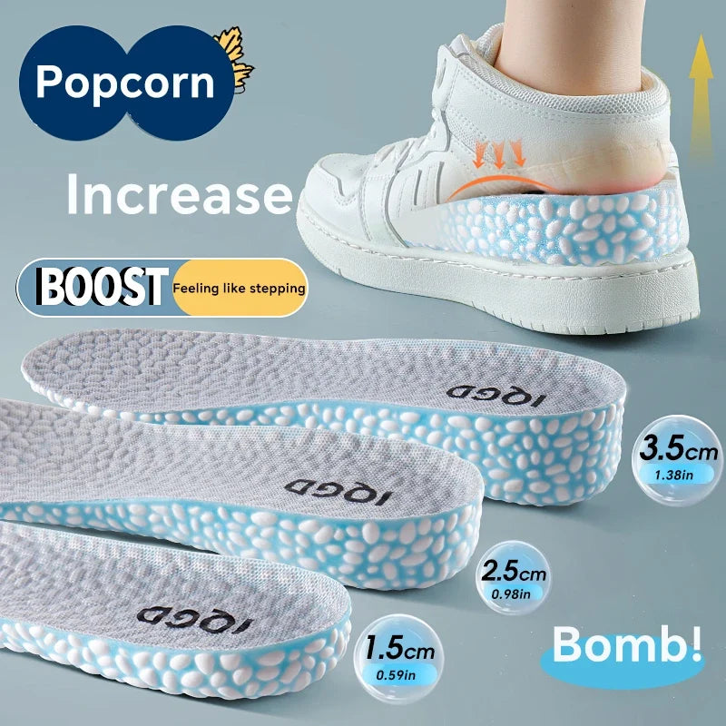 EVA Height Increase Insoles – Breathable, Invisible Lift Height Increase Insoles Qme