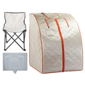 Portable Infrared Sauna Tent – Home Spa Far Infrared Infrared Sauna Tent Qst Silver Orange