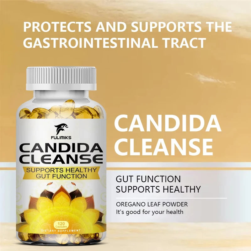 Fulimiks Candida Cleanse – Gut & Intestinal Support, 120 Caps Digestive Supplement Qst