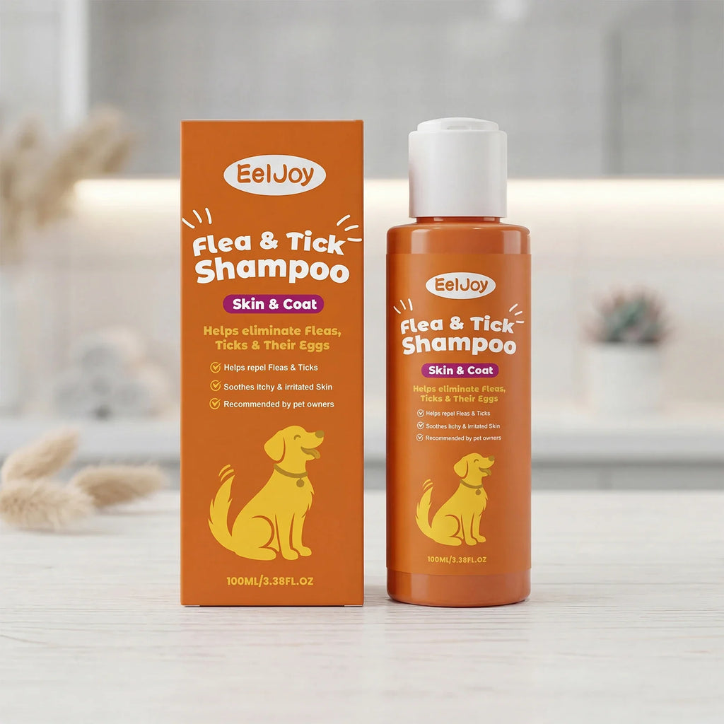 Dog Flea & Tick Shampoo – Moisturizing & Soothing | Qme Dog Grooming Shampoo Qme 100ml Boxed