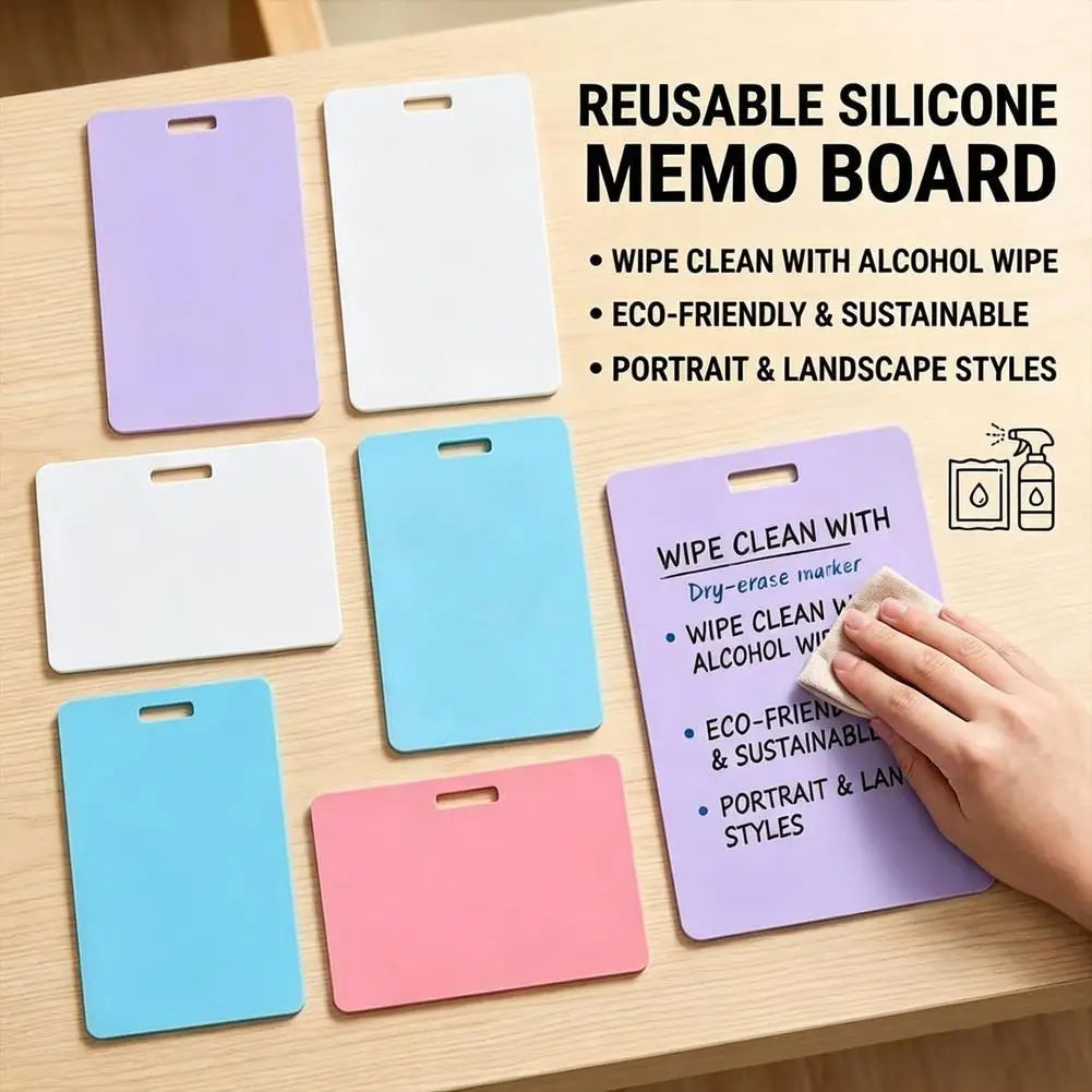 Erasable Reusable Sticky Badge Notes – Wipeable Writing Labels Reusable Sticky Labels Qme