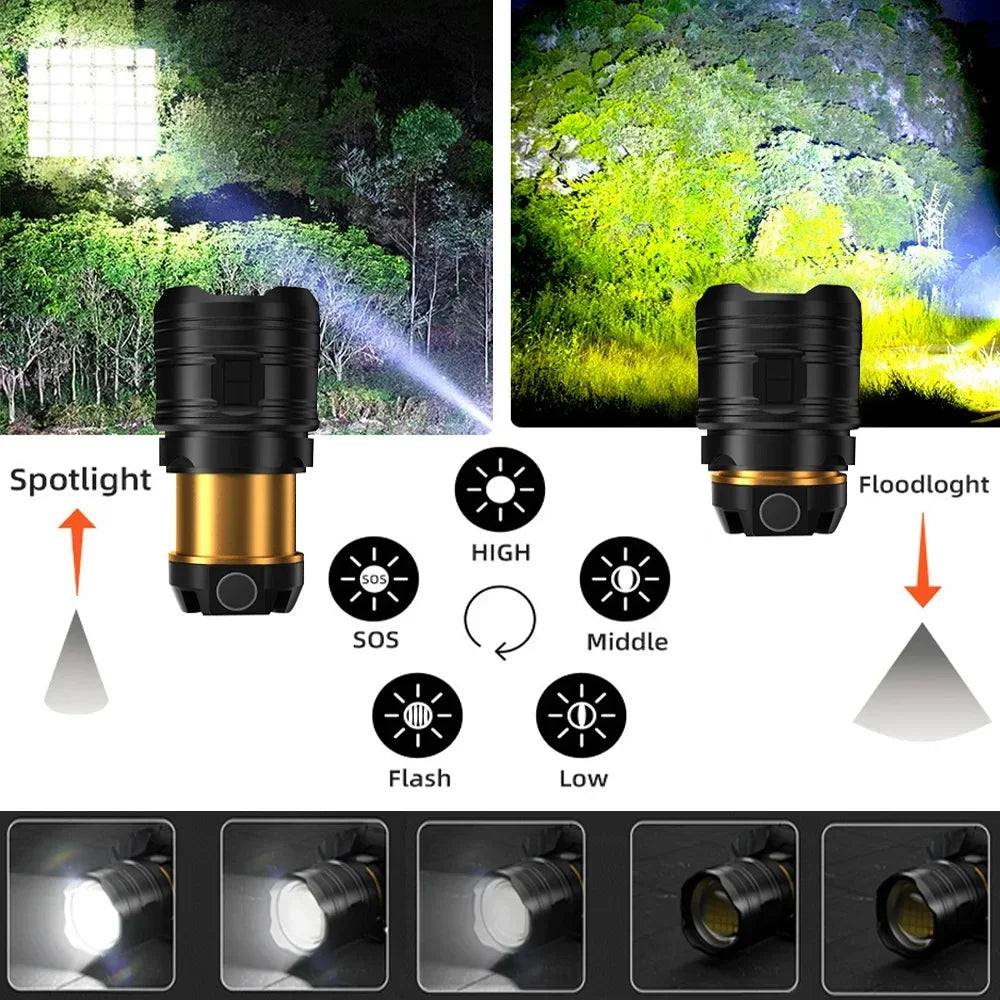 XHP360 LED Headlamp USB Rechargeable Zoomable 18650 Head Torch LED Headlamp Qst