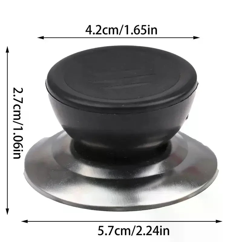 Universal Pot Lid Knob Replacement Cap – Heat-Resistant, 3-Pack Cookware Lid Knob Qme