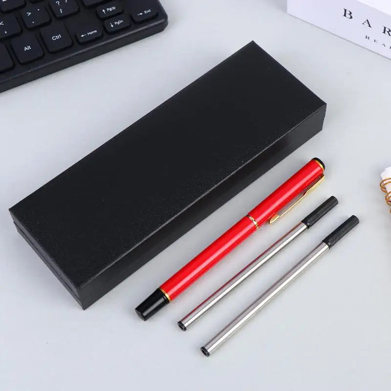 Premium Metal Ballpoint Pen Gift Box Set | School & Office Ballpoint Pen Set Qme