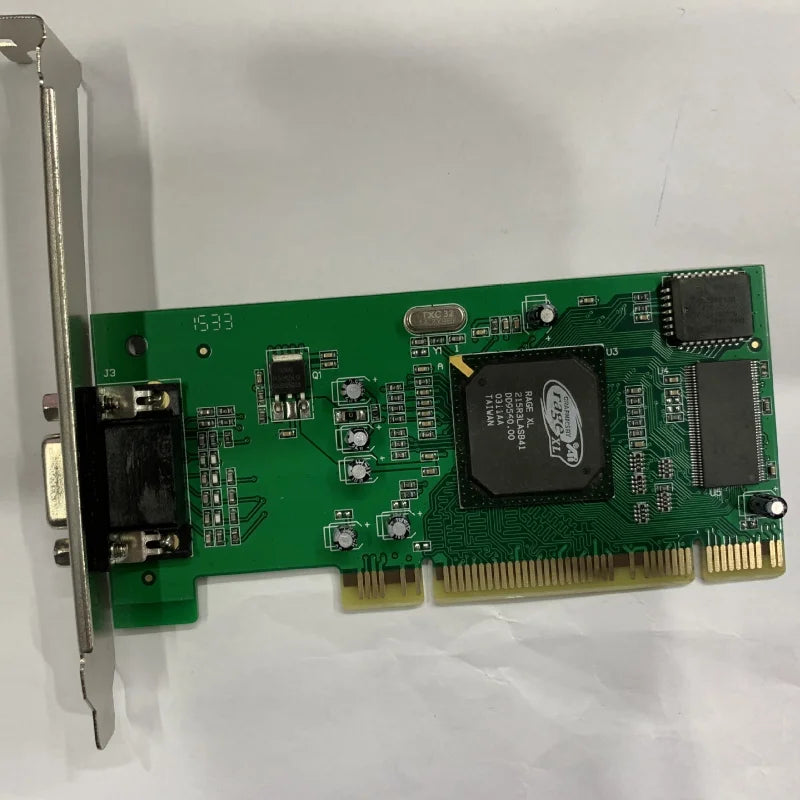 ATI Rage XL 8MB PCI VGA Graphics Card for Desktop PC PCI Graphics Card Qme Green