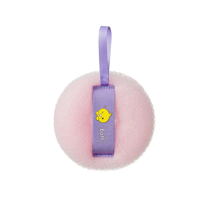 Japanese-Style Massage Bath Ball Back Scrub Towel | 24 Colors Bath Scrub Towel Qme Pink Purple