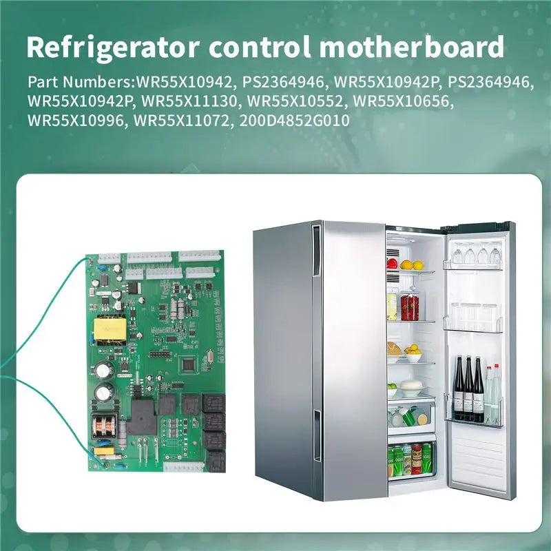 Refrigerator Control Board WR55X10942P AP443621 PS2364946 Refrigerator Control Board Qst