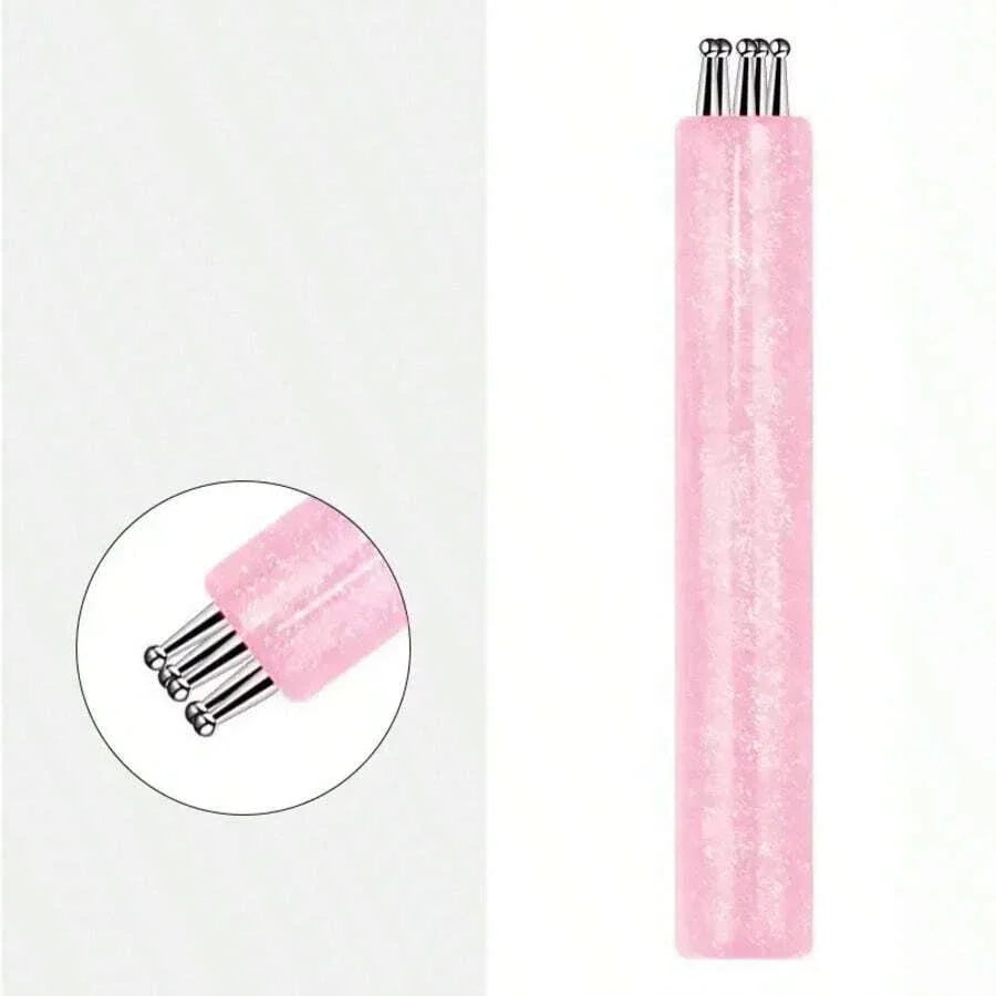 Flower Dotting Nail Art Pen – Floral Nail Designs Tool Nail Art Tool Qme Pink