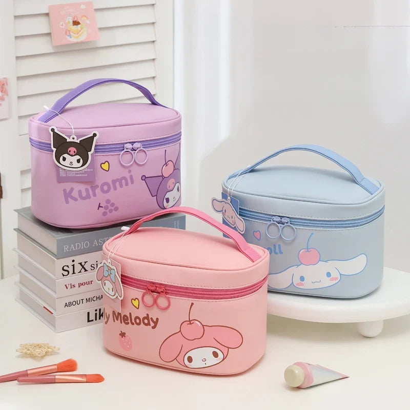Hello Kitty Kuromi Cartoon Handbag – Large Capacity PU Tote Cartoon Handbag Qme