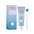 Tongue Cleaner & Coating Gel Set for Fresh Breath | Qme Tongue Scraper Set Qme 1Set Tongue Ceaner