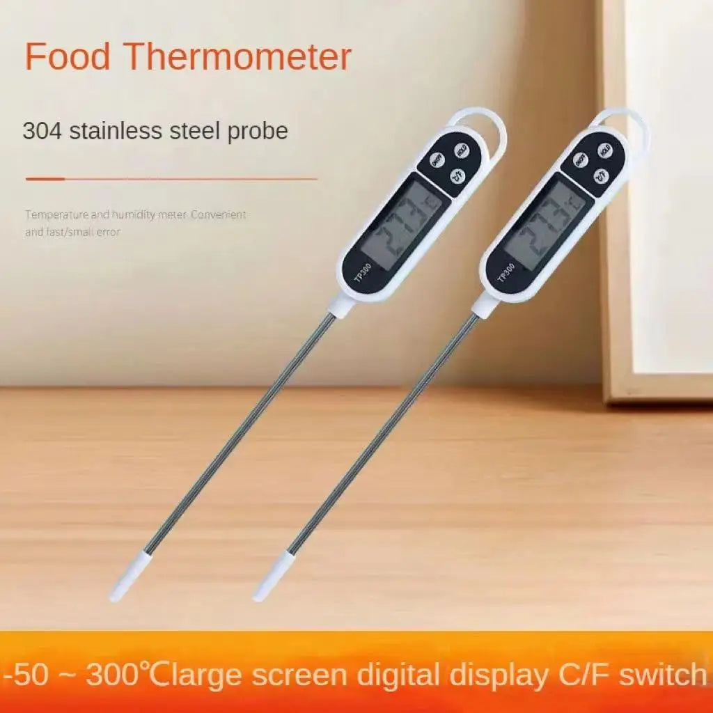 Stainless Steel Probe Food Thermometer – Instant Read Pen Food Thermometer Qme