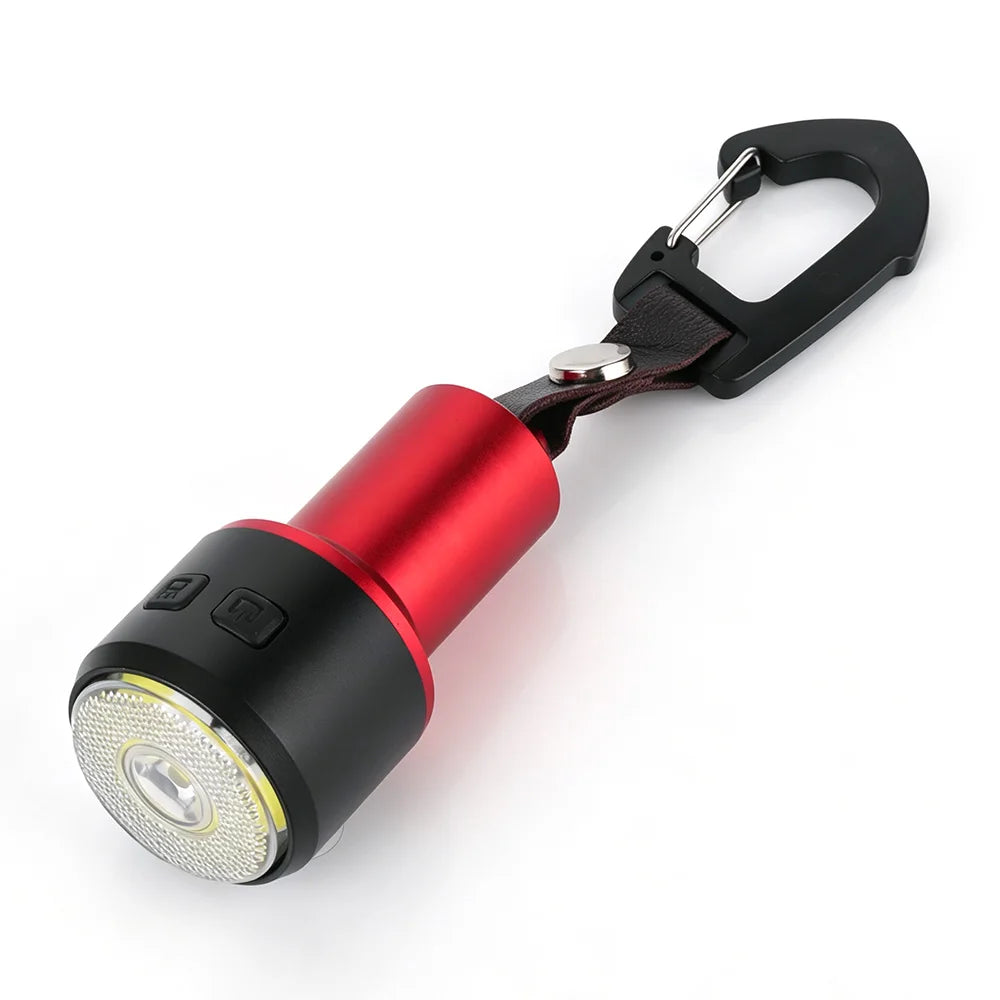 BORUiT 300LM Mini LED Flashlight – 7 Modes, Type-C Keychain LED Flashlight Qst