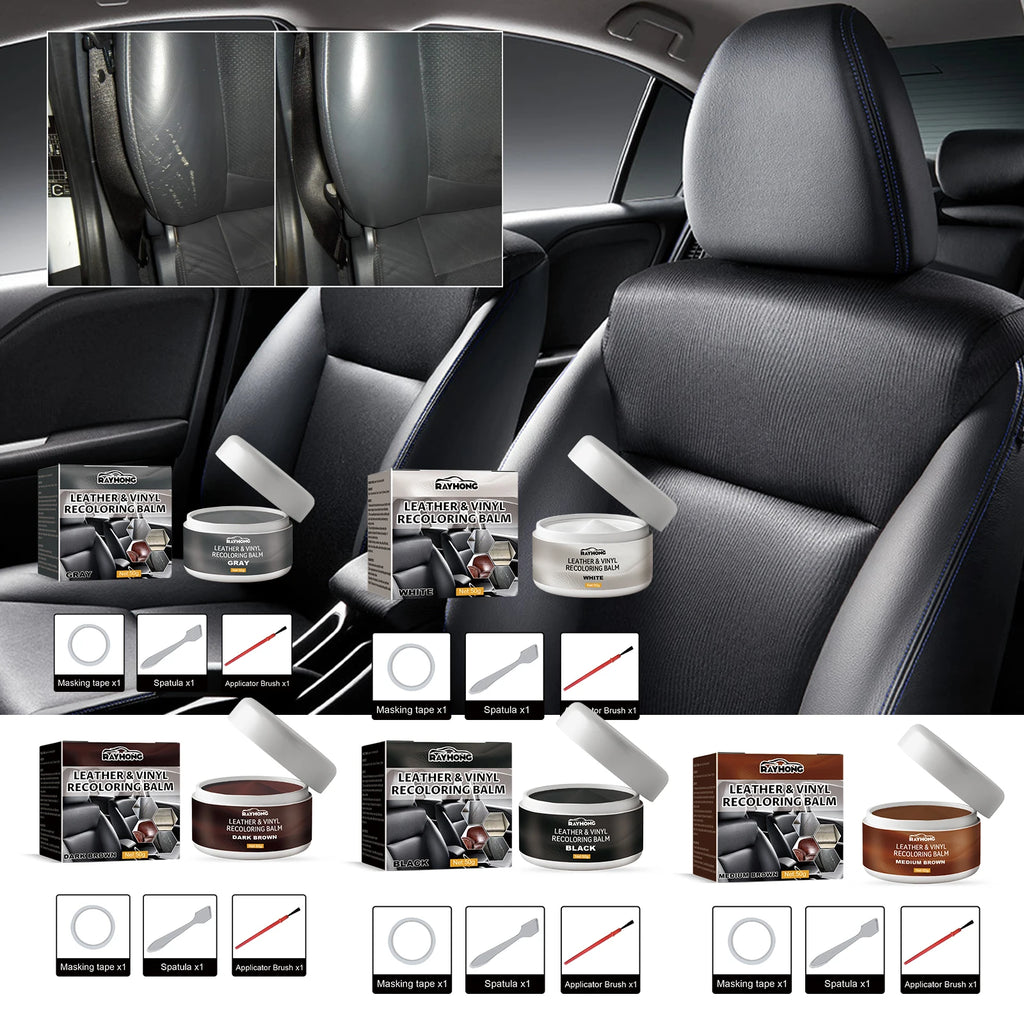 RayHong Leather Touch Up Paste Set – Car, Sofa & Shoe Repair Leather Repair Paste Qst