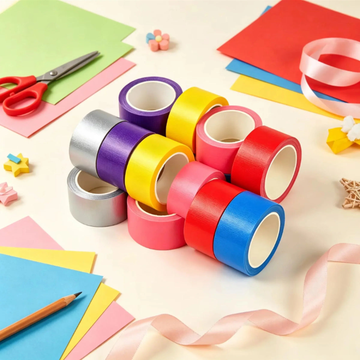 Waterproof Cloth Duct Tape – DIY Crafts, Repairs & Packaging Cloth Duct Tape Qme