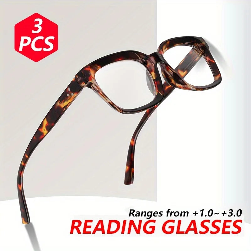 VOPHA Square Blue Light Blocking Reading Glasses +1.0–+3.0 Reading Glasses Qst