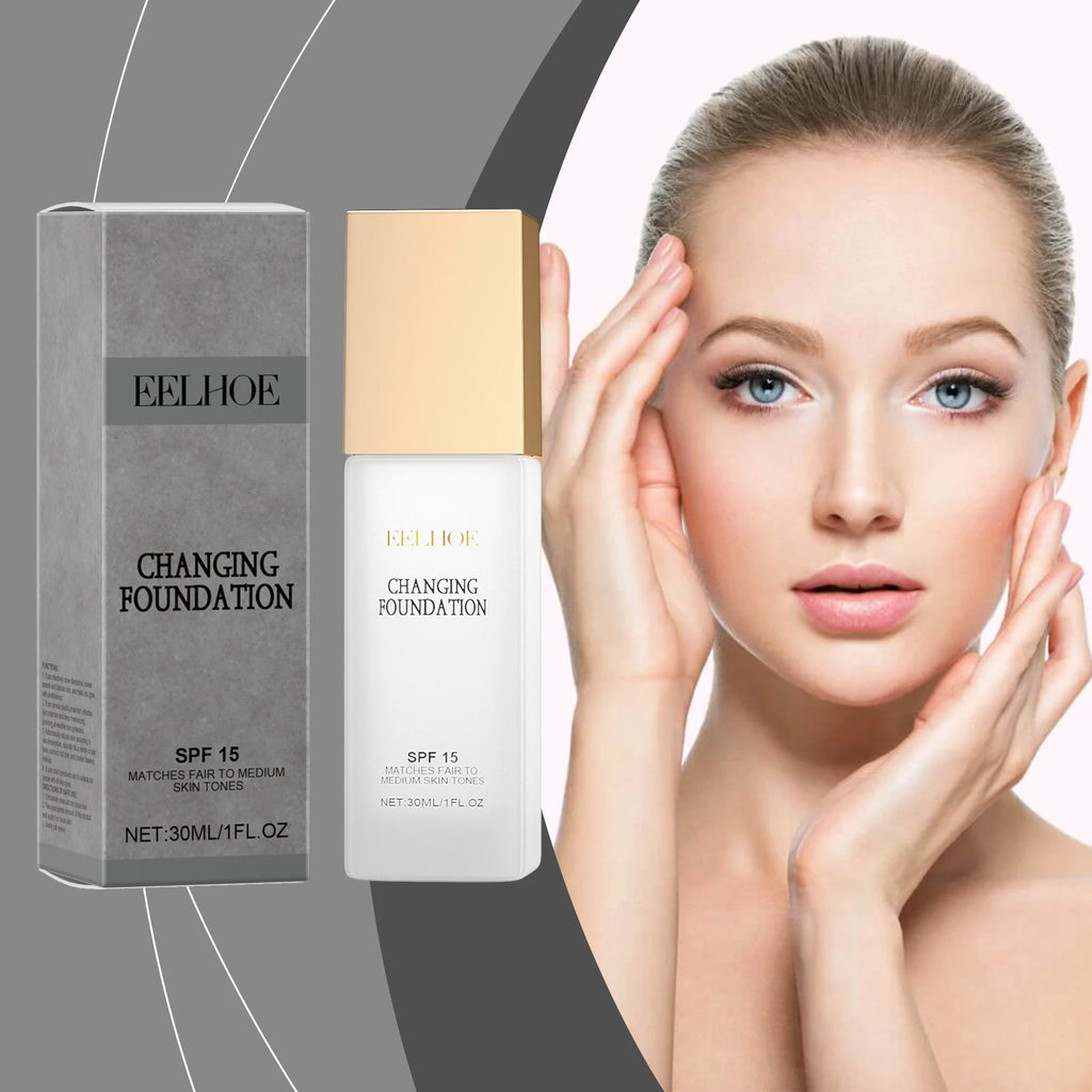 EELHOE Color-Changing Foundation SPF 15 – Hydrating Cream Color-Changing Foundation Qst
