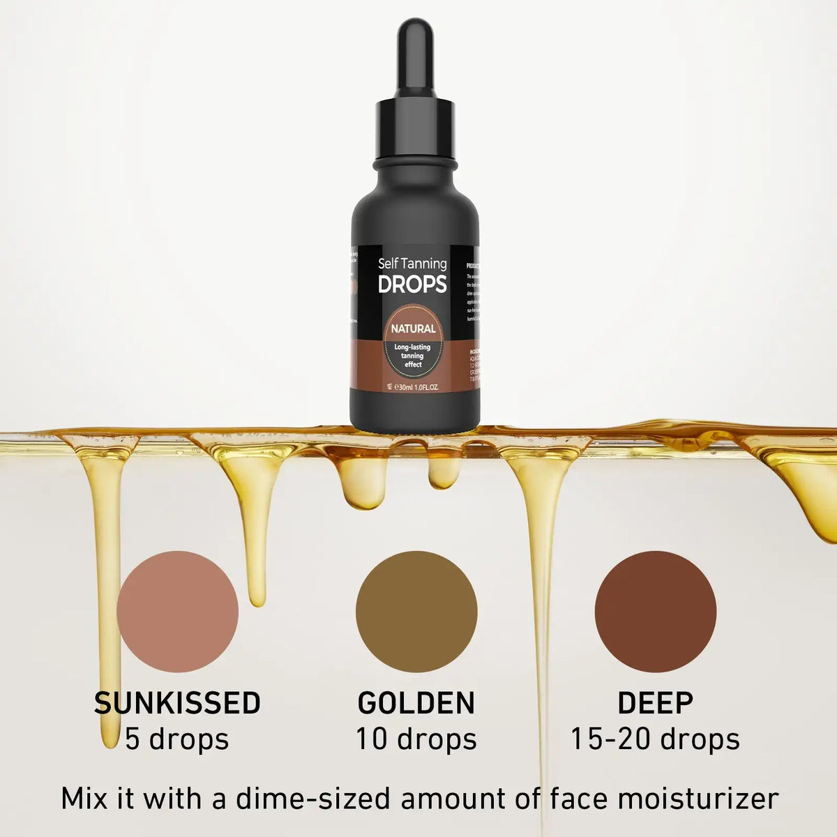 Tanning Oil Body Bronzer – Instant Tan & Moisturizing Glow Tanning Body Bronzer Qst